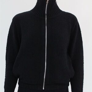 Beklina boucle zip up knit size s/m